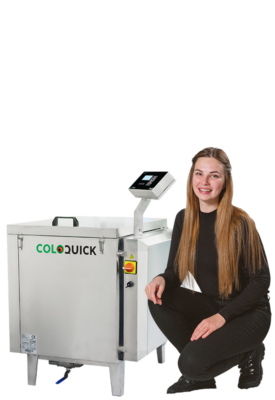 ColoQuick pasteur machine, pasteurizing colostrum, perfect temperature, no bacteria, no germs, easy use