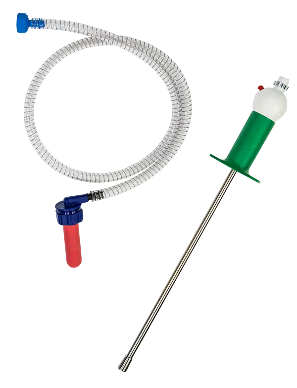 Sauger + Schlundsonde und Schlauch + Schlauchverbinder